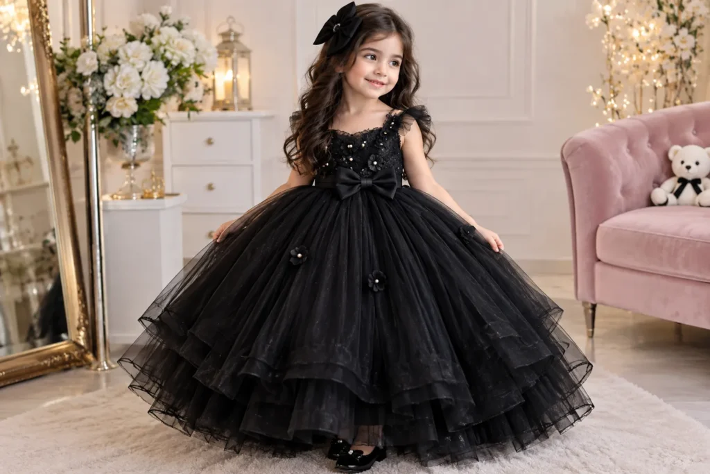 Beautiful Black Princess Dress
