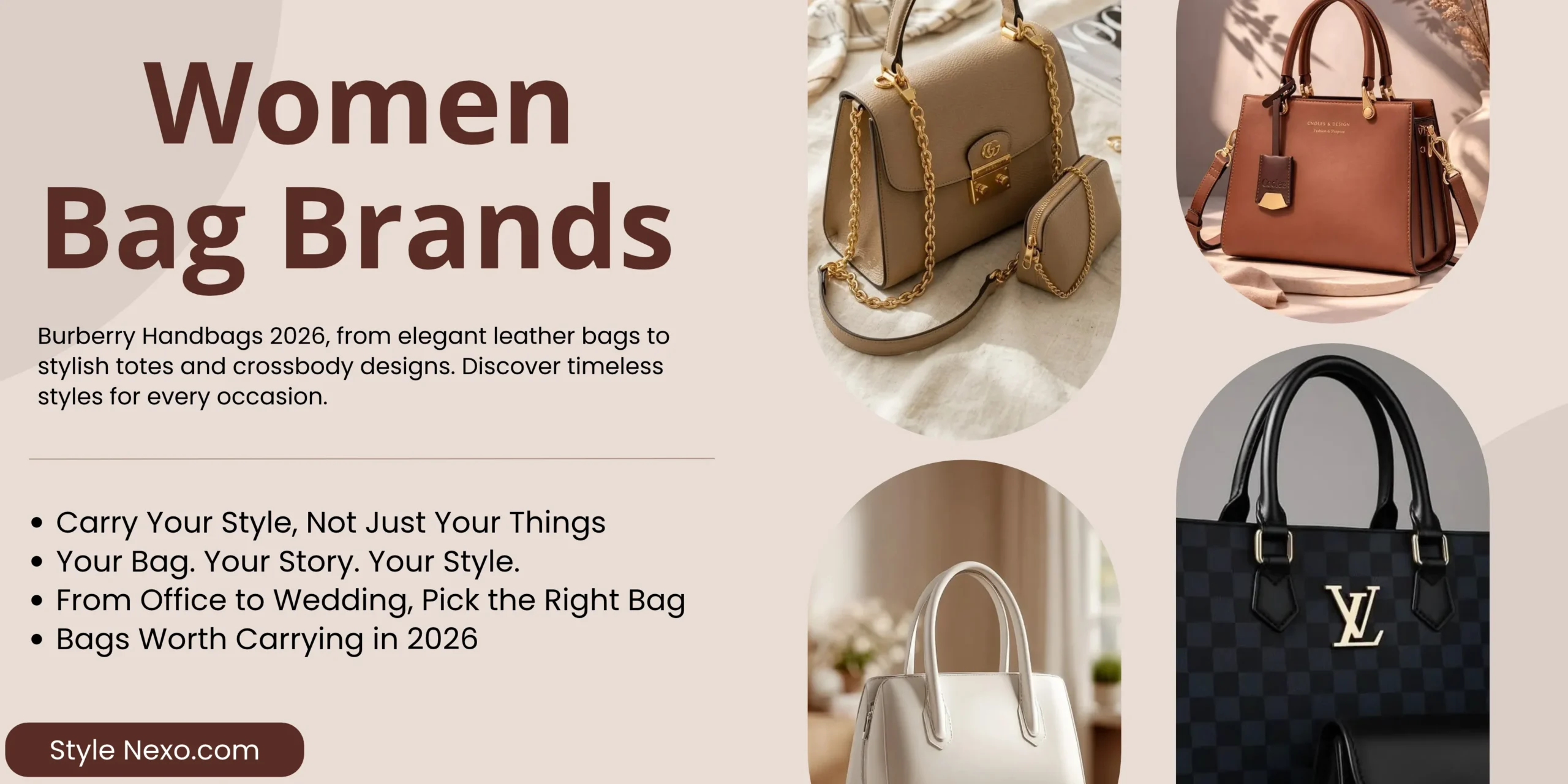 Burberry Handbags 2026 Luxury Styles
