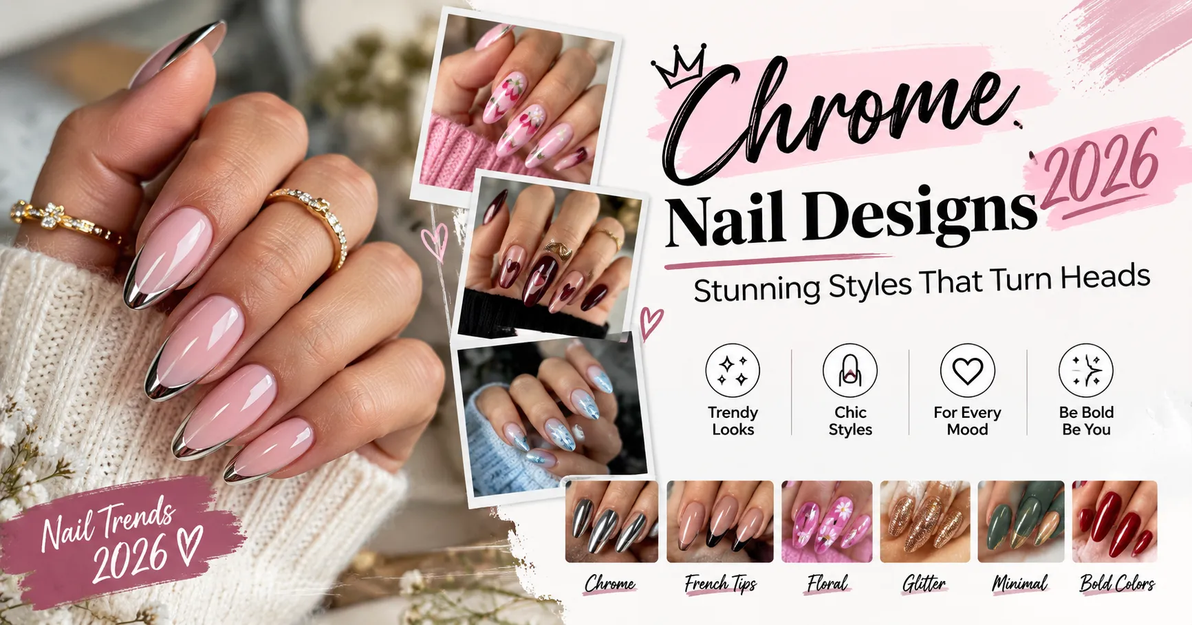 Chrome Nail Designs
