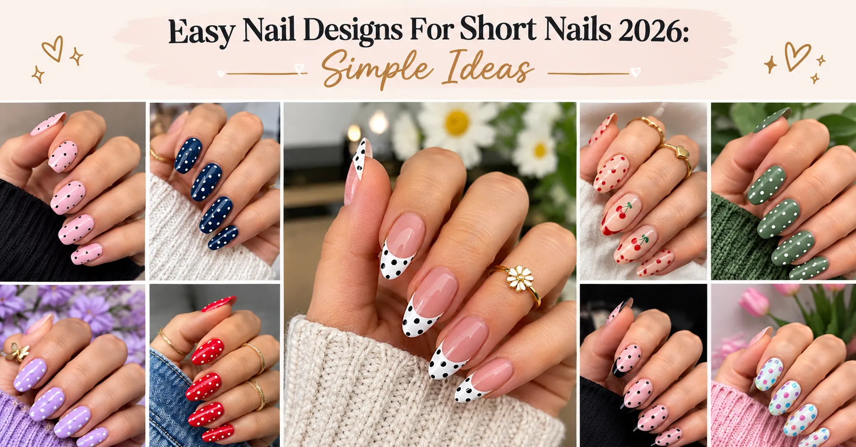 Easy Nail Designs For Short