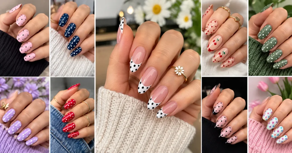 Polka Dot Nail Designs