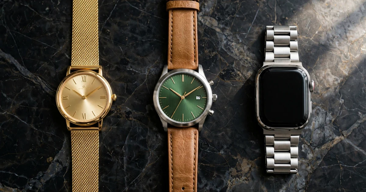 watch trends 2026 luxury casual and smart watches on display